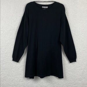 NWT Eloquii Women’s 18/20 Black Tie Waist Tunic Sweater.